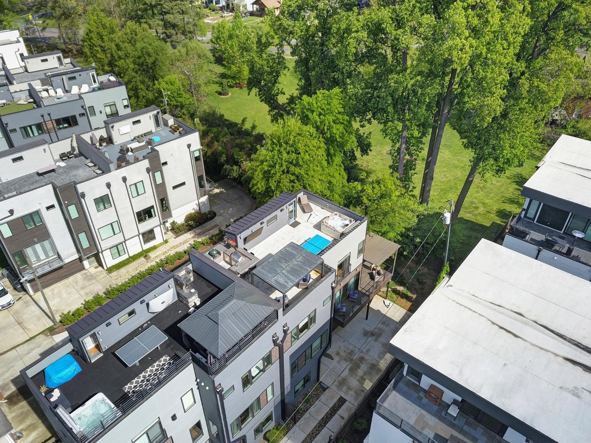 906 Westbrook B City Views Rooftop Hot Tub And Short Walk To Stadium 夏洛特 外观 照片